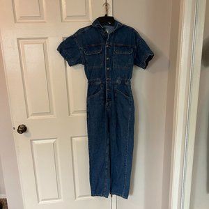 Free People Marci Coverall Sapphire Blue Size S